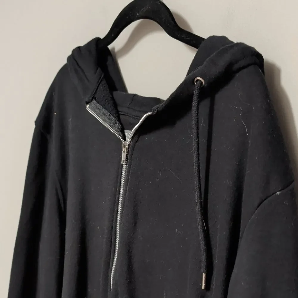 Primark Black Zip Up Hoodie